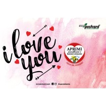 Eco-Postcard da regalare per San Valentino - Viola del pensiero