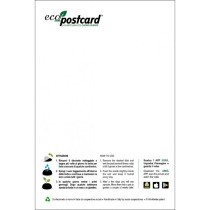 Eco-Postcard con ricetta gnocchetti di crescione