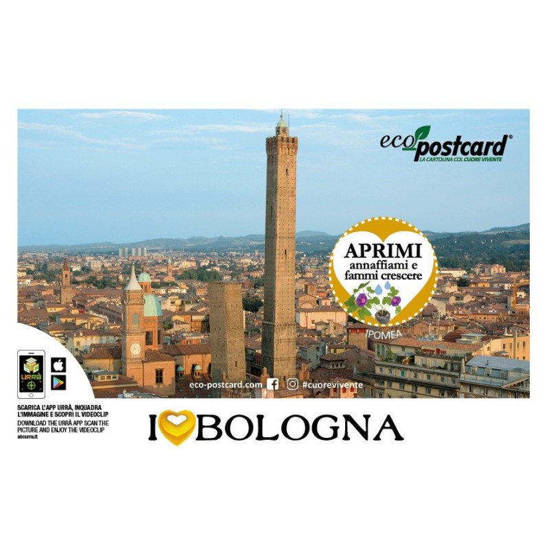 Eco-Postcard Turistica I Love Bologna - Ipomea