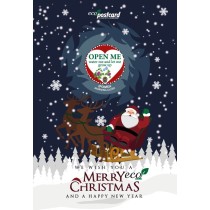 Eco-Postcard Natalizia Merry ECO Christmas - ipomea