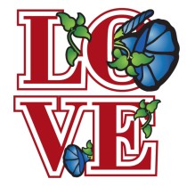 Eco-Woody LOVE cubo di legno con semi di Ipomea