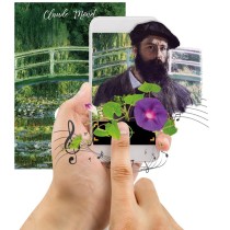 Eco-Postcard cartolina artistica Girasoli Van Gogh con Realtà Aumentata