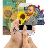 Eco-Postcard cartolina artistica Girasoli Van Gogh con Realtà Aumentata