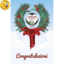Eco-Postcard cartolina Auguri Viventi con pianta di Campanella