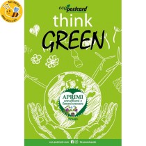 Eco-Postcard cartolina ecologica Think Green