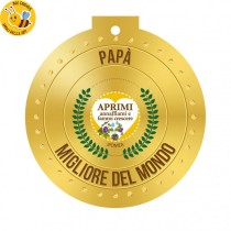 Eco-Decors Medaglia ecologica vivente “Papà migliore del mondo” (Ipomea)