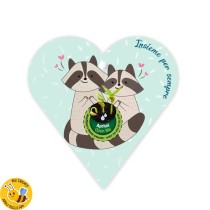 Eco-Decors Biglietto d’auguri ecologico Procioni – Ipomea