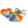 Cuore Eco-Decors Arcobaleno ad Acquerello Ipomea LGBT