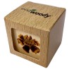 Eco-Woody cubo di legno con semi di Tagete