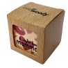 Eco-Woody cubo di legno con semi di Girasole
