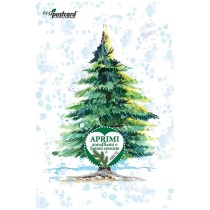 Eco-Postcard cartolina natalizia con pianta di Abete