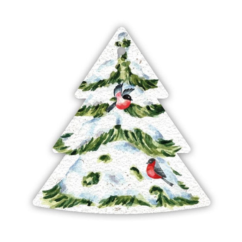 ECOCARD addobbo natalizio in carta piantabile con semi FIORI MISTI