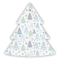 ECOCARD addobbo natalizio in carta piantabile con semi FIORI MISTI