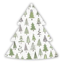 ECOCARD addobbi natalizi in carta piantabile con semi FIORI MISTI