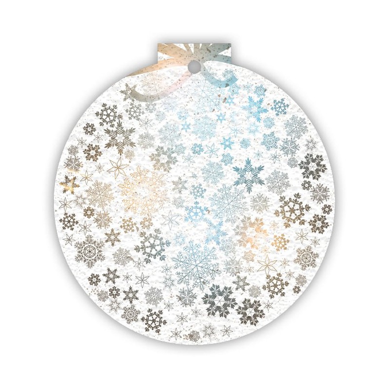 ECOCARD addobbi natalizi in carta piantabile con semi FIORI MISTI