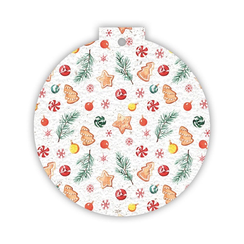 ECOCARD addobbi natalizi in carta piantabile con semi FIORI MISTI