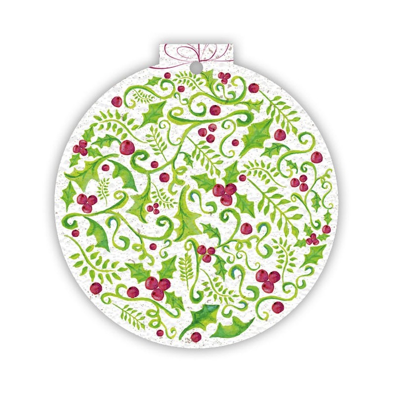 ECOCARD addobbi natalizi in carta piantabile con semi FIORI MISTI