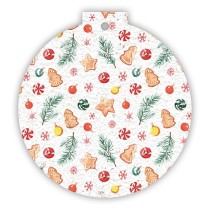 Eco-Card Kit palline natalizie piantabili 3 soggetti texture - fiori misti