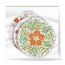 Eco-Card Kit palline natalizie piantabili 3 soggetti a tema tagete - semi tagete