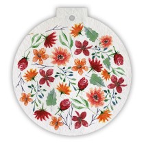 Eco-Card Kit palline natalizie piantabili 3 soggetti a tema tagete - semi tagete