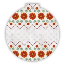 Eco-Card Kit palline natalizie piantabili 3 soggetti a tema tagete - semi tagete