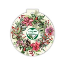 Pallina Natalizia ecologica Eco-Decors con illustrazione Ghirlanda