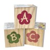Eco-Woody Lettere Iniziali Cubo di legno con semi piante mellifere amiche delle api