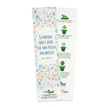 ECO-CARD segnalibro che germoglia piantabile con semi di FIORI MISTI