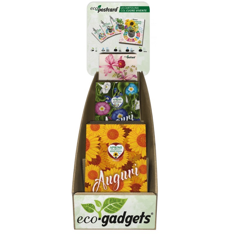 Espositore Eco-postcard - Collezione Auguri
