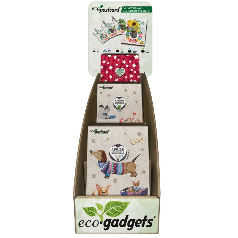 Espositore Eco-postcard - Collezione Animali