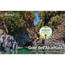 Eco-Postcard cartolina souvenir gole dell'Alcantara