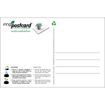 Eco-Postcard cartolina Duomo di Milano 