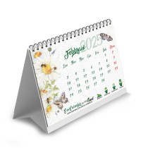 Eco-Calendar 2025 calendario ecologico in carta piantabile - semi misti per ogni pagina