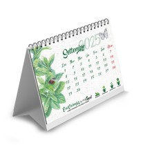 Eco-Calendar 2025 calendario ecologico in carta piantabile - semi misti per ogni pagina