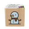 Eco-Woody Natalizio - Cubo di legno 100% ecologico con semi di Ipomea