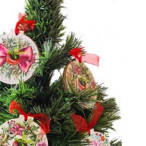 Eco-Decors Pallina Natalizia Fiocco