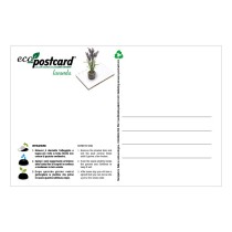 Eco-Postcard zodiaco Ariete - lavanda
