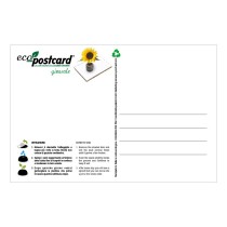 Eco-Postcard zodiaco Leone - girasole