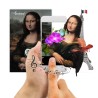 Eco-Postcard Artistica - Monna Lisa con Realtà Aumentata