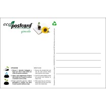 Eco-Postcard cartolina artistica Girasoli Van Gogh con Realtà Aumentata| Retro