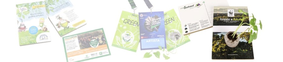 Cartoline ecologiche personalizzate